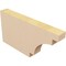 Ekena Millwork 2in. W x 8in. H x 16in. L Mediterranean Woodgrain TimberThane Rafter Tail, Primed Tan RFTUR02X08X16MEDRCPR - alternate 3